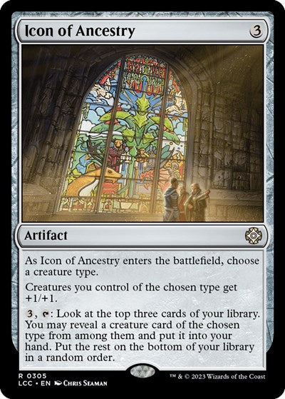 Icon of Ancestry (Commander: The Lost Caverns of Ixalan) Light Play