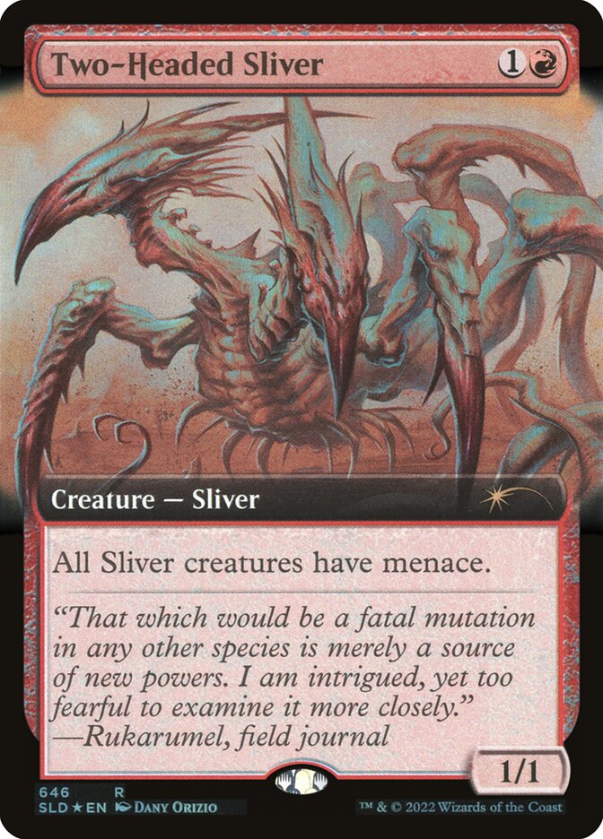 Two-Headed Sliver (Secret Lair) Near Mint Foil