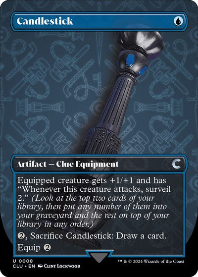 Candlestick (Borderless) (Ravnica: Clue Edition) Light Play