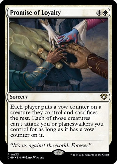 Promise of Loyalty (Commander Masters) Near Mint