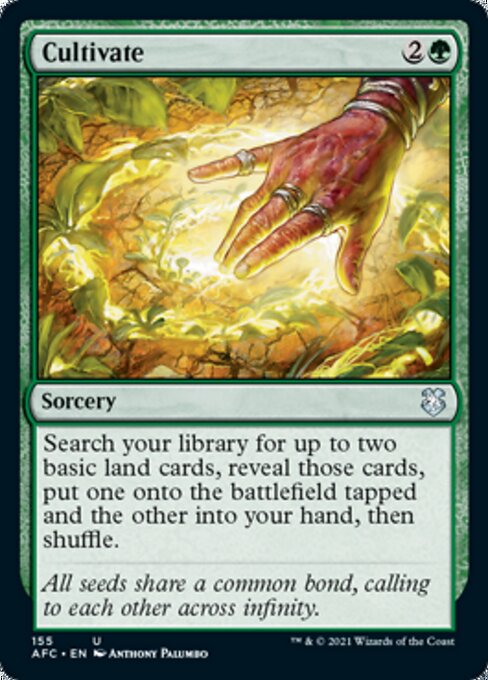 Cultivate (Commander 2021 Forgotten Realms) Light Play