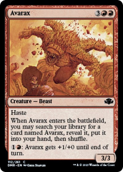 Avarax (Dominaria Remastered) Light Play
