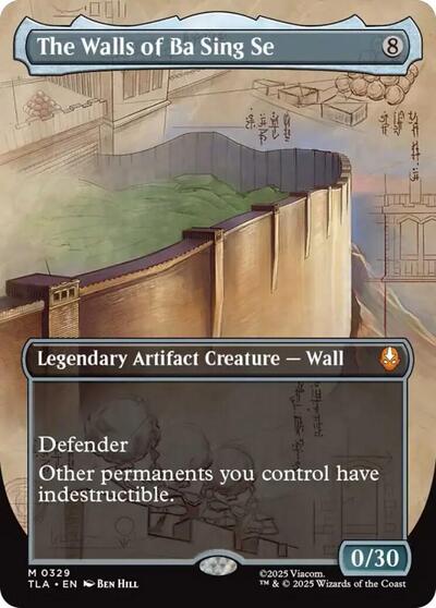 The Walls of Ba Sing Se (Borderless) (Avatar: The Last Airbender) Near Mint Foil