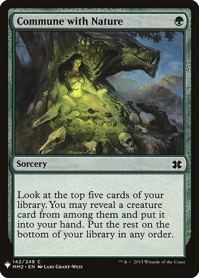 Commune with Nature (Mystery Booster) Near Mint