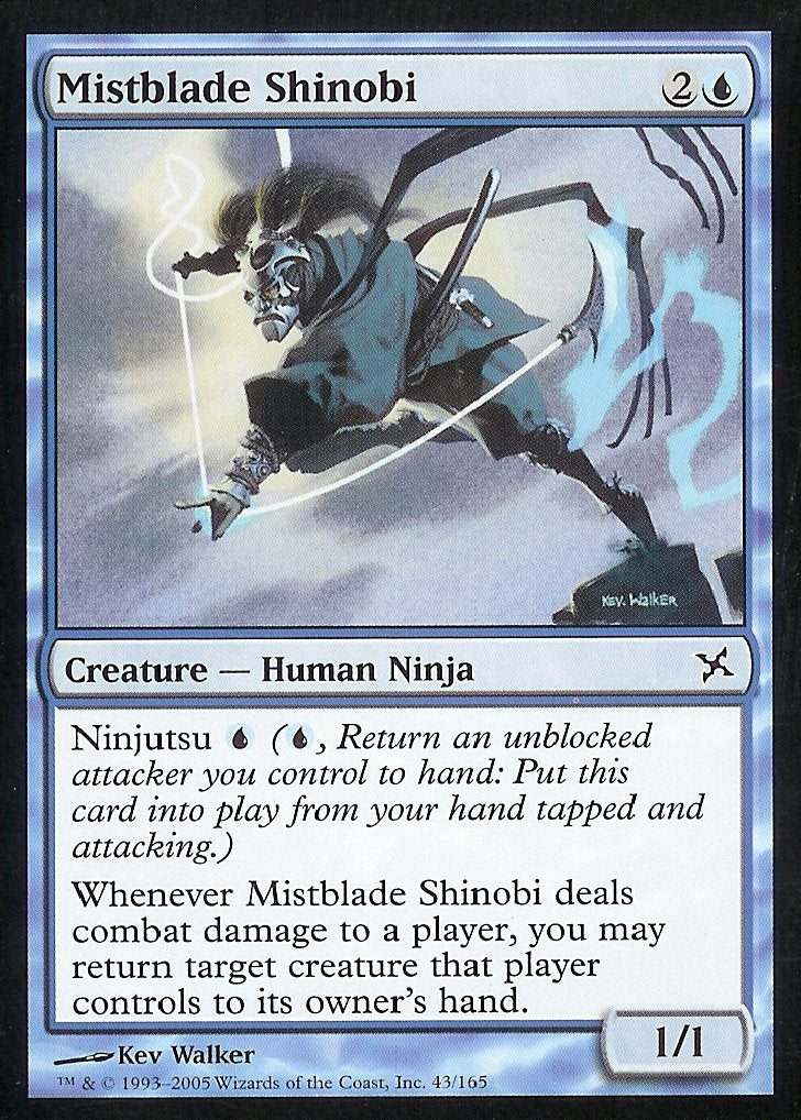 Mistblade Shinobi (Betrayers of Kamigawa) Light Play