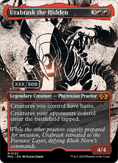Urabrask the Hidden (Serialized) (March of the Machine: Multiverse Legends) Near Mint Foil