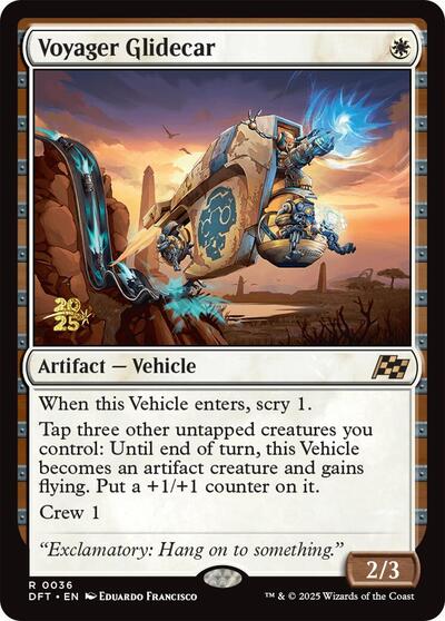 Voyager Glidecar (Promos: Prerelease Cards) Medium Play Foil