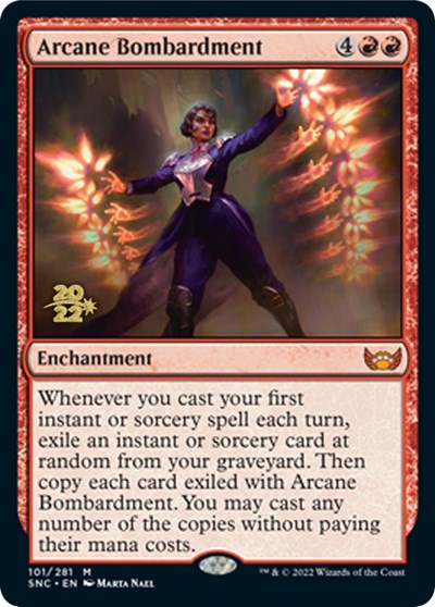 Arcane Bombardment (Promos: Prerelease Cards) Near Mint Foil