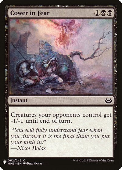 Cower in Fear (Mystery Booster) Near Mint