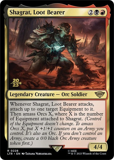 Shagrat, Loot Bearer (Promos: Prerelease Cards) Near Mint Foil