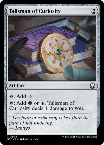 Talisman of Curiosity (Ripple Foil) (Commander: Modern Horizons 3) Near Mint Foil