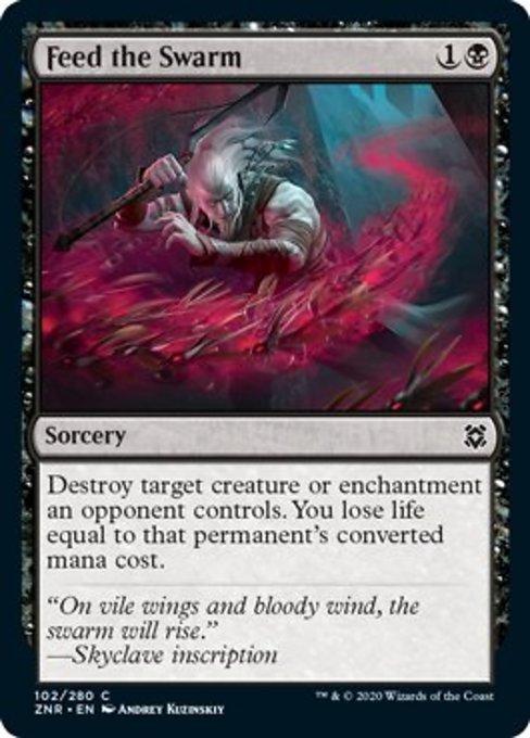 Feed the Swarm (Zendikar Rising) Medium Play