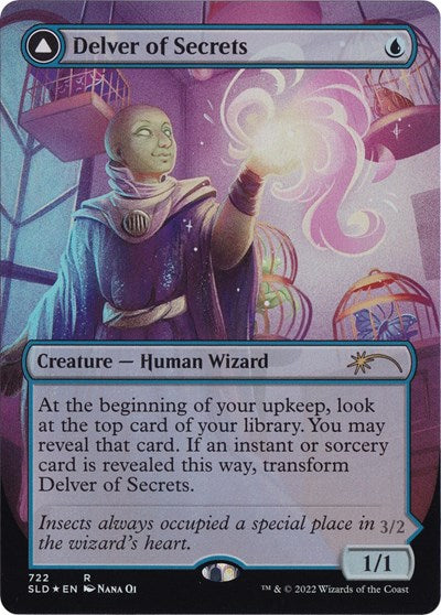 Delver of Secrets (Secret Lair) Light Play Foil