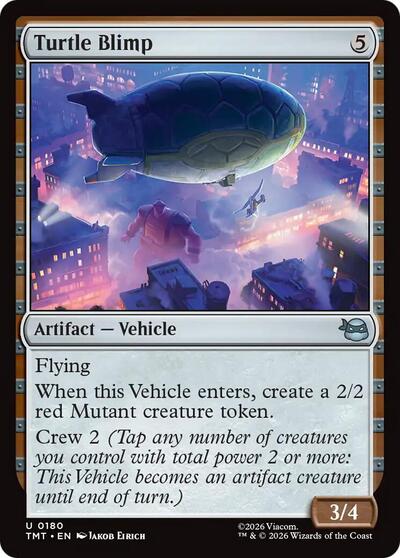 Turtle Blimp (Teenage Mutant Ninja Turtles) Medium Play Foil