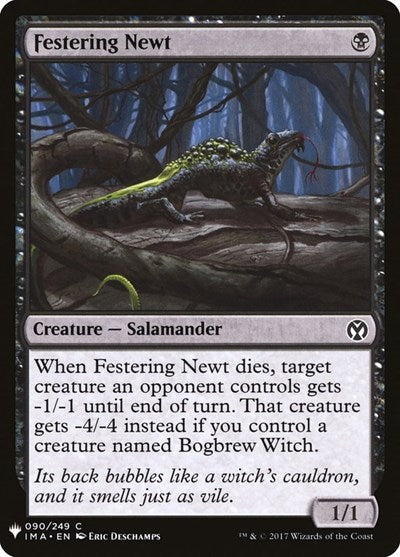Festering Newt (Mystery Booster) Light Play