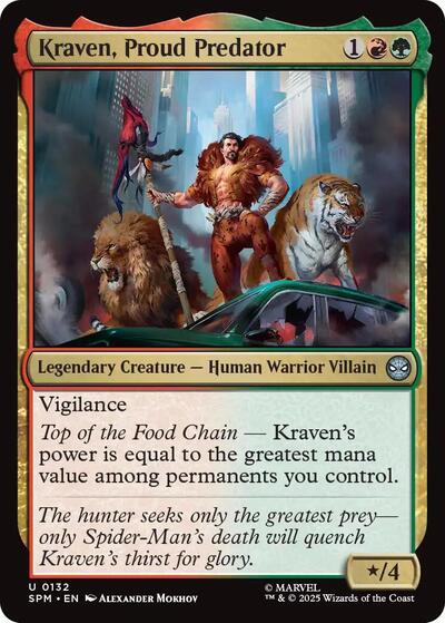 Kraven, Proud Predator (Marvel's Spider-Man) Near Mint Foil