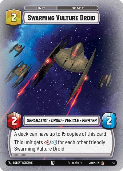 Swarming Vulture Droid (Foil) (Jump to Lightspeed - Weekly Play Promos) Near Mint Foil