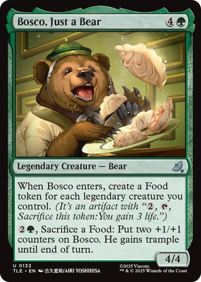 Bosco, Just a Bear (Avatar: The Last Airbender: Eternal-Legal) Near Mint