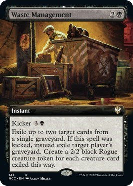 Waste Management (Extended Art) (Commander: Streets of New Capenna) Near Mint