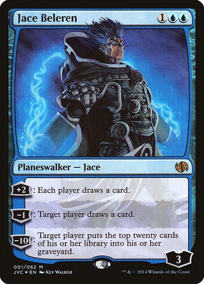 Jace Beleren (Duel Decks: Anthology) Light Play Foil