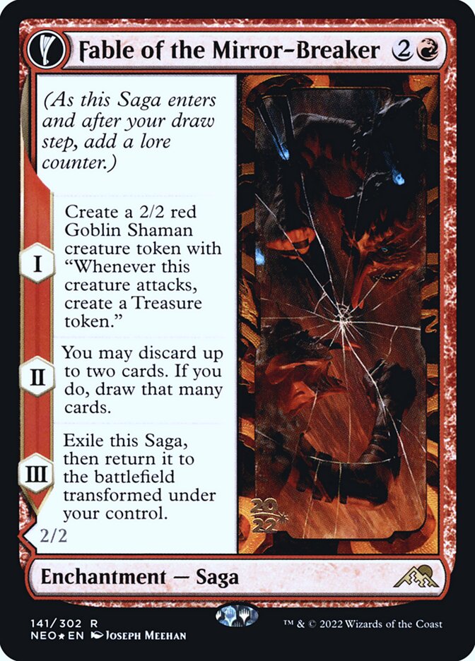Fable of the Mirror-Breaker // Reflection of Kiki-Jiki (Promos: Prerelease Cards) Medium Play Foil