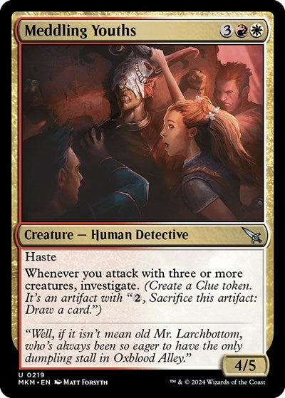 Meddling Youths (Murders at Karlov Manor) Light Play