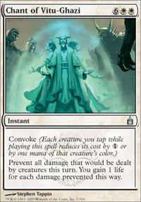 Chant of Vitu-Ghazi (Ravnica) Near Mint Foil