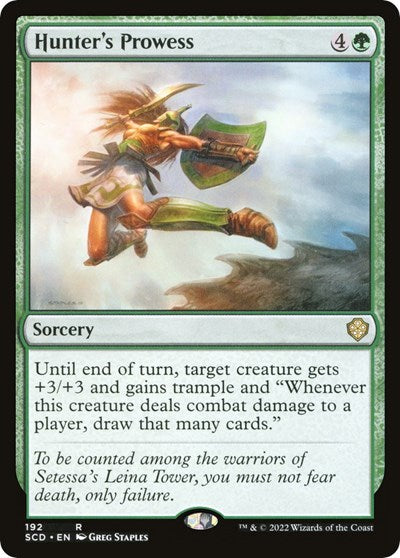 Hunter's Prowess (Commander 2022 Starter Decks) Near Mint