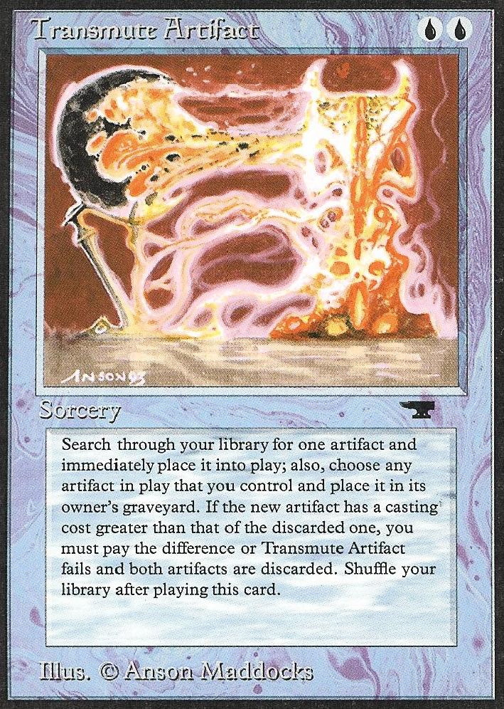 Transmute Artifact (Antiquities) Damaged / Poor