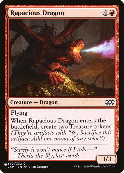 Rapacious Dragon (The List) Near Mint