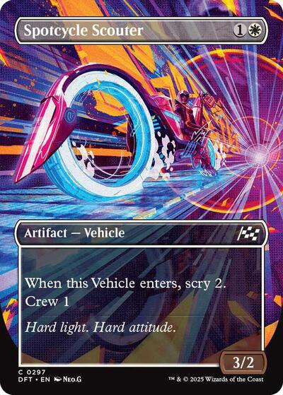 Spotcycle Scouter (Borderless) (Aetherdrift) Light Play