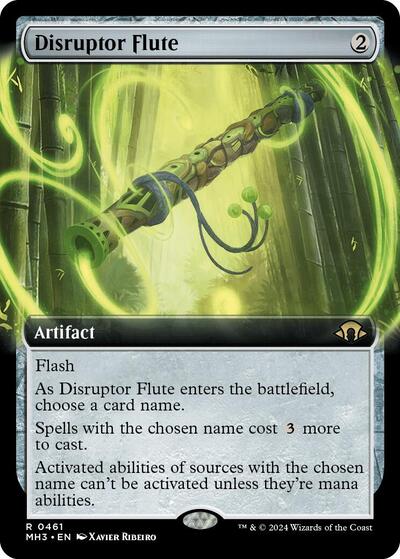 Disruptor Flute (Extended Art) (Modern Horizons 3) Medium Play Foil