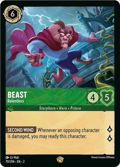 Beast - Relentless (Rise of the Floodborn) Near Mint Cold Foil