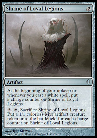 Shrine of Loyal Legions (New Phyrexia) Medium Play Foil