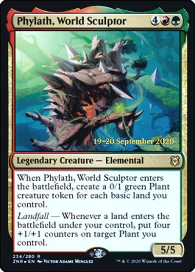 Phylath, World Sculptor (Promos: Prerelease Cards) Near Mint Foil