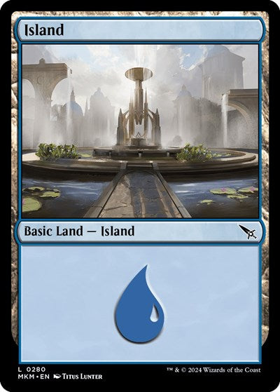 Island (0280) (Murders at Karlov Manor) Light Play Foil