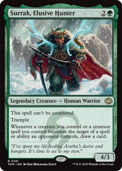 Surrak, Elusive Hunter (Promo Pack: Tarkir: Dragonstorm) Near Mint