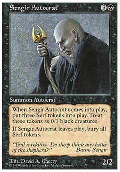 Sengir Autocrat (5th Edition) Light Play