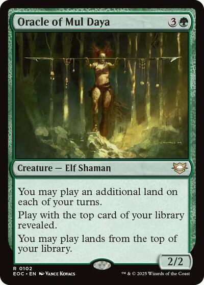 Oracle of Mul Daya (Commander: Edge of Eternities) Medium Play