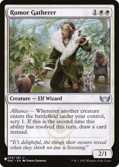 Rumor Gatherer (The List) Near Mint