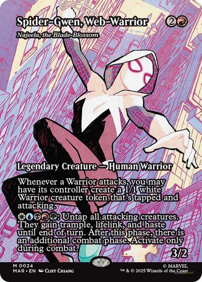 Spider Gwen Web Warrior Najeela the Blade Blossom Borderless|1|0|0.00