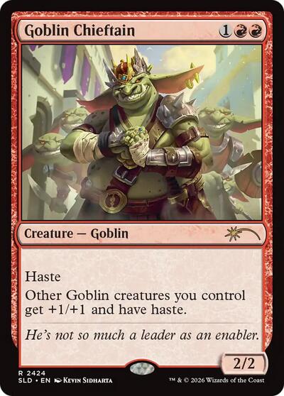 Goblin Chieftain (2424) (Secret Lair) Near Mint