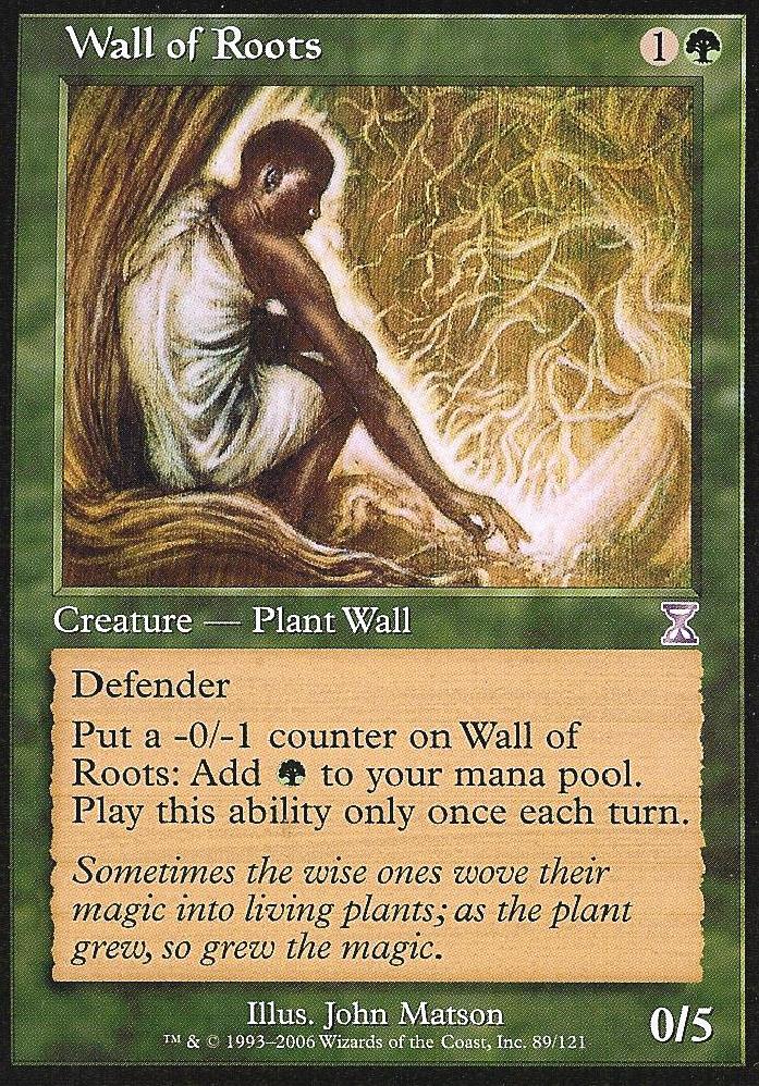 Wall of Roots (Time Spiral Time Shifted) Medium Play Foil