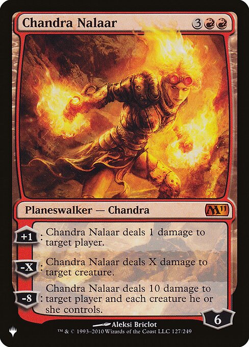 Chandra Nalaar (The List) Light Play
