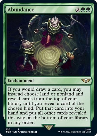 Abundance (Surge Foil) (Universes Beyond: Warhammer 40K) Near Mint Foil