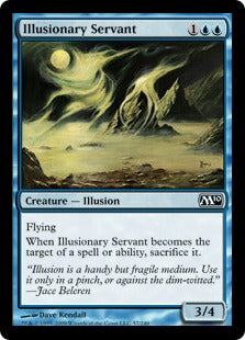 Illusionary Servant (Magic 2010 Core Set) Medium Play Foil