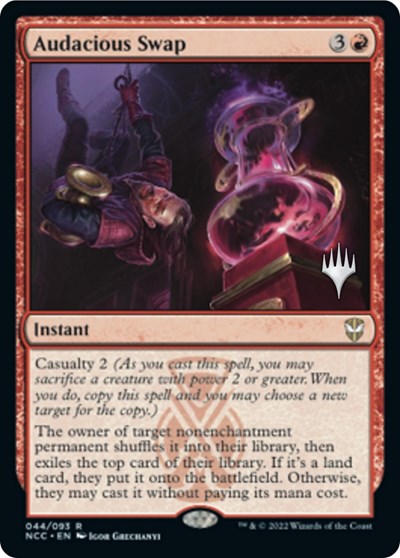 Audacious Swap (Promo Pack: Streets of New Capenna) Light Play Foil