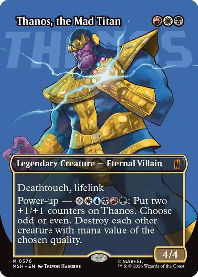 Thanos the Mad Titan Borderless 0367|0|0|0.00