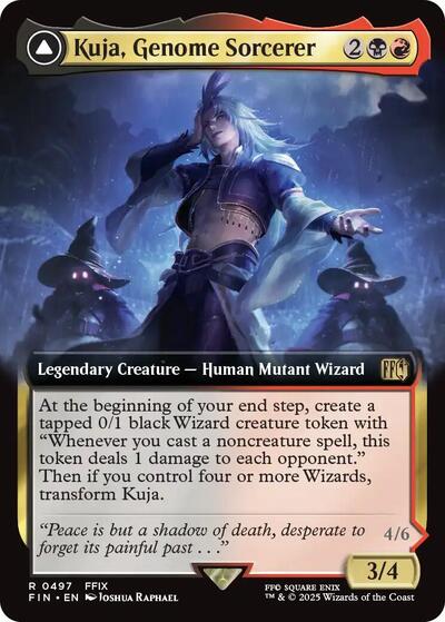 Kuja, Genome Sorcerer (Extended Art) (Universes Beyond: FINAL FANTASY) Light Play Foil