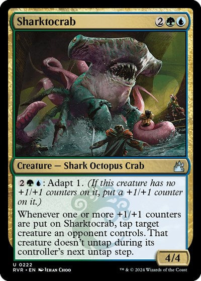 Sharktocrab (Ravnica Remastered) Light Play Foil